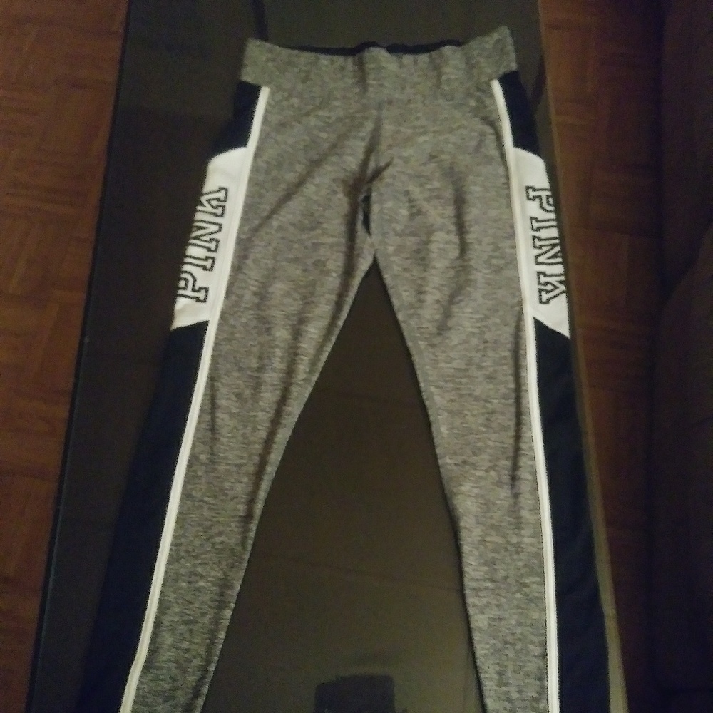 PINK GREY LEGGINGS